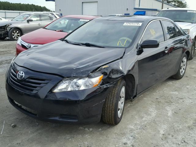 4T1BE46K27U547277 - 2007 TOYOTA CAMRY CE/L BLACK photo 2