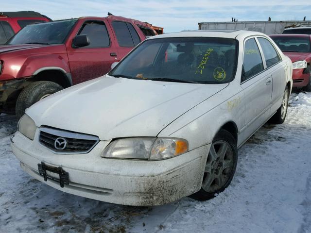 1YVGF22DX25268207 - 2002 MAZDA 626 ES WHITE photo 2