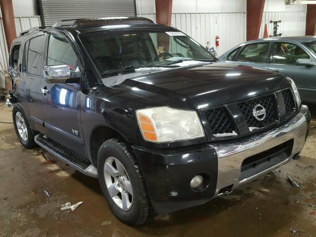 5N1BA08C97N715503 - 2007 NISSAN ARMADA SE BLACK photo 1