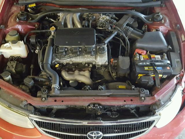 2T1CF22P2YC402590 - 2000 TOYOTA CAMRY SOLA RED photo 7