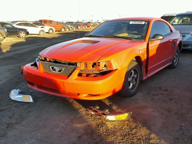 1FAFP4046YF128841 - 2000 FORD MUSTANG RED photo 2