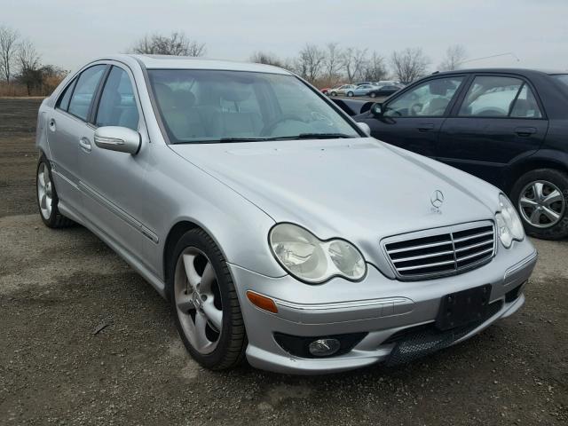 WDBRF40J25A697872 - 2005 MERCEDES-BENZ C 230K SPO SILVER photo 1