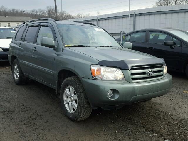 JTEDP21A070147859 - 2007 TOYOTA HIGHLANDER GREEN photo 1