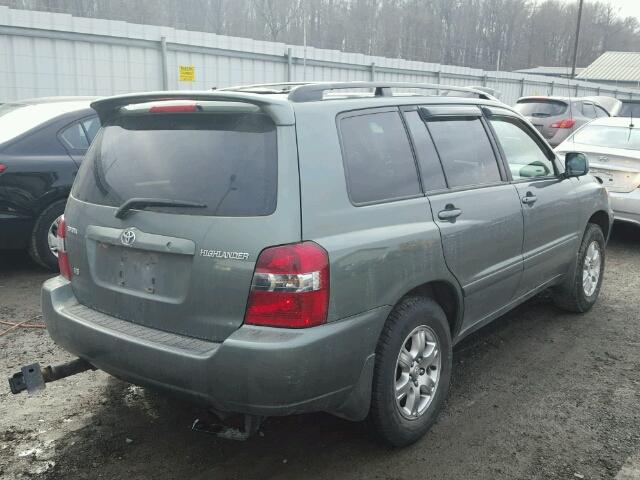 JTEDP21A070147859 - 2007 TOYOTA HIGHLANDER GREEN photo 4