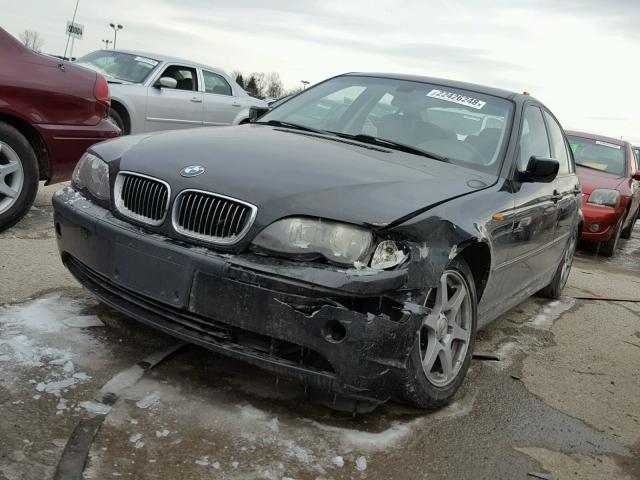 WBAEV33495KL64045 - 2005 BMW 325 I BLACK photo 2