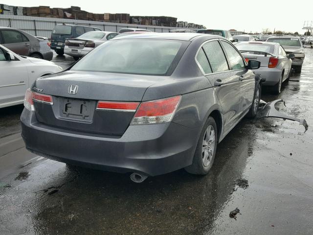 1HGCP2F45BA079808 - 2011 HONDA ACCORD LXP CHARCOAL photo 4