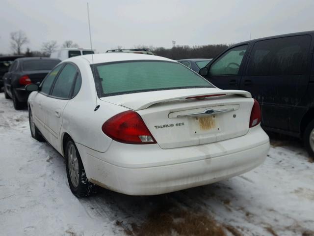 1FAFP55SX3A207528 - 2003 FORD TAURUS SES WHITE photo 3