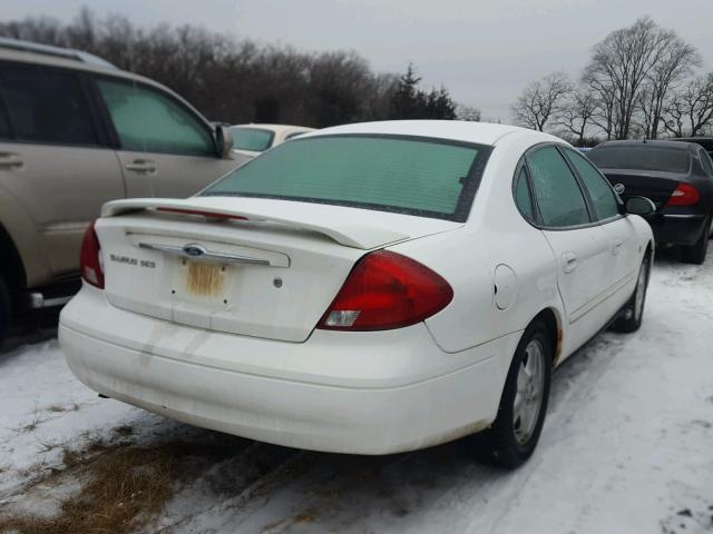 1FAFP55SX3A207528 - 2003 FORD TAURUS SES WHITE photo 4