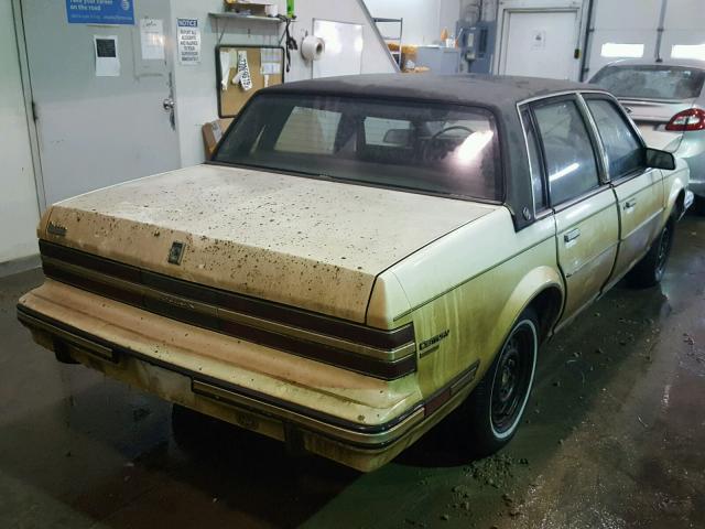 1G4AL19E2FT453099 - 1985 BUICK CENTURY LI WHITE photo 4