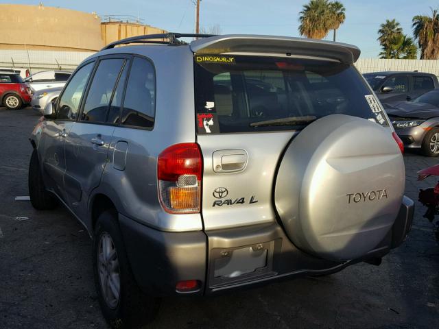 JTEGH20V310015961 - 2001 TOYOTA RAV4 SILVER photo 3