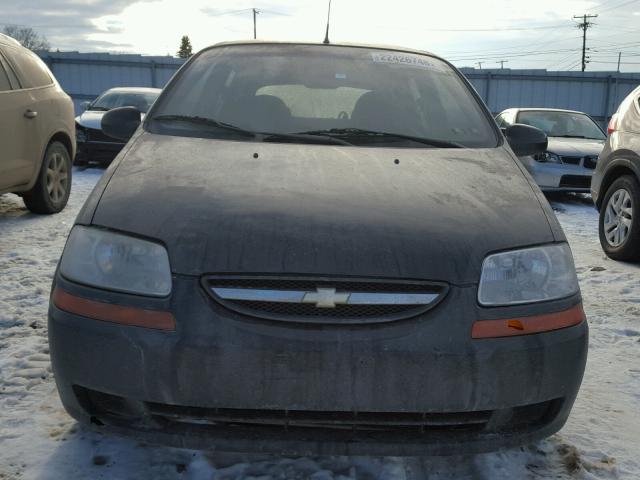 KL1TD66658B187078 - 2008 CHEVROLET AVEO BASE BLACK photo 9