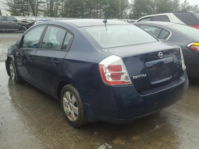 3N1AB61E58L680619 - 2008 NISSAN SENTRA 2.0 BLUE photo 3