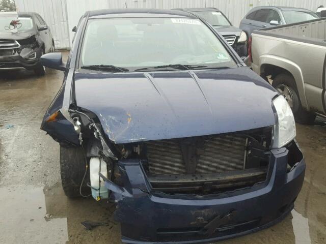 3N1AB61E58L680619 - 2008 NISSAN SENTRA 2.0 BLUE photo 9