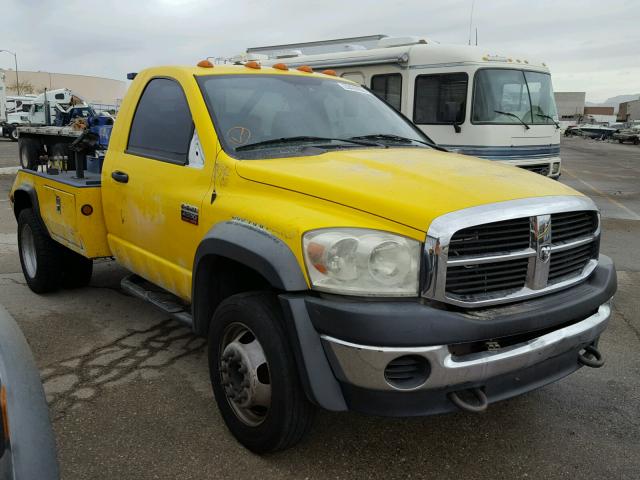 3D2WC66A58G184746 - 2008 DODGE RAM 4500 S YELLOW photo 1