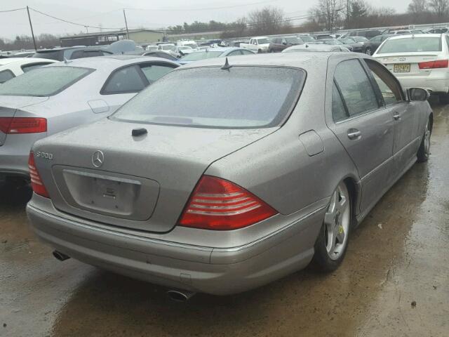 WDBNG76J84A394758 - 2004 MERCEDES-BENZ S 600 SILVER photo 4