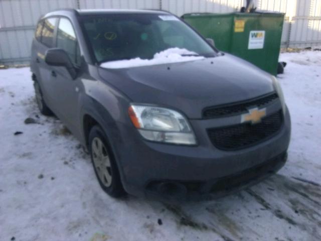 KL77P1EM1CK657522 - 2012 CHEVROLET ORLANDO LS GRAY photo 1