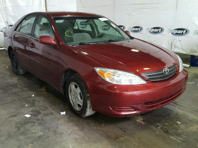 4T1BF32K83U038236 - 2003 TOYOTA CAMRY LE BURGUNDY photo 1