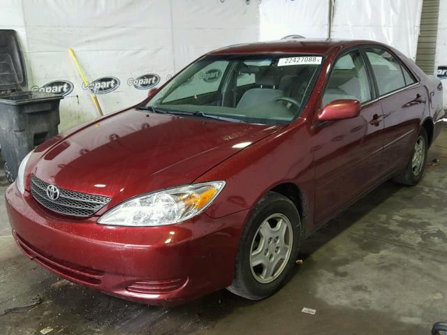 4T1BF32K83U038236 - 2003 TOYOTA CAMRY LE ბურგუნდია ფოტო 2