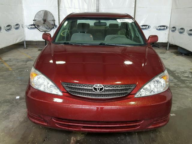 4T1BF32K83U038236 - 2003 TOYOTA CAMRY LE ბურგუნდია ფოტო 9