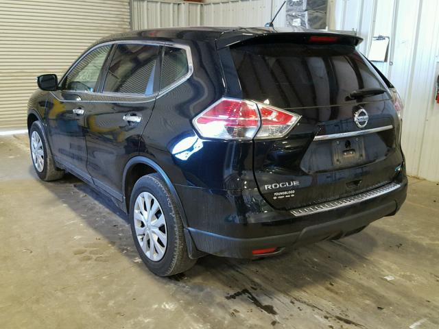 5N1AT2ML0EC841376 - 2014 NISSAN ROGUE S BLACK photo 3