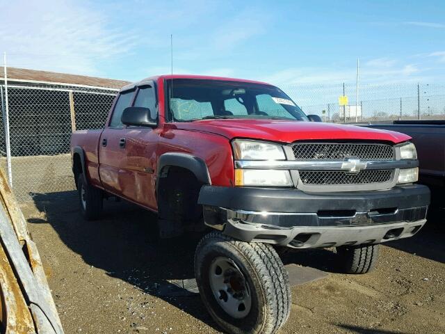 1GCHC23U73F196864 - 2003 CHEVROLET SILVERADO RED photo 1