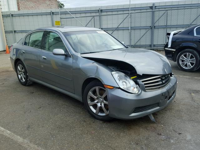 JNKCV51E15M211986 - 2005 INFINITI G35 GRAY photo 1