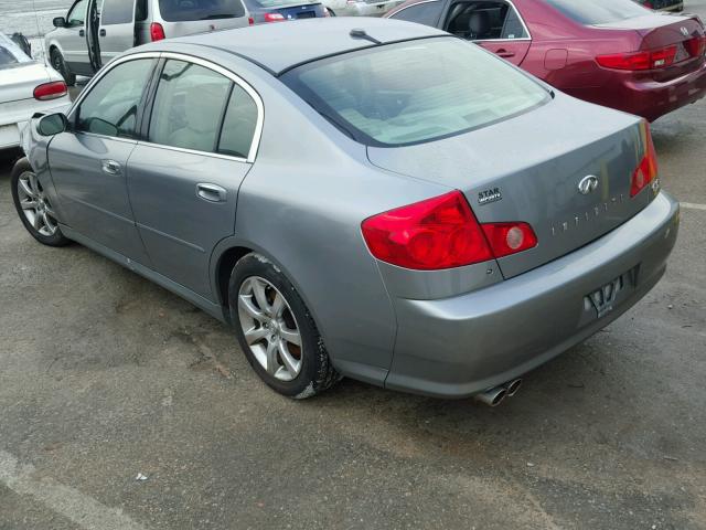 JNKCV51E15M211986 - 2005 INFINITI G35 GRAY photo 3