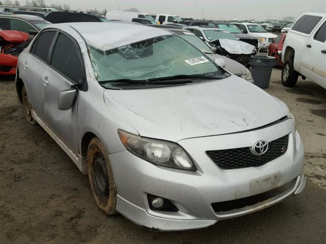 1NXBU40E59Z069977 - 2009 TOYOTA COROLLA BA SILVER photo 1