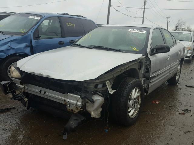 1G2NF52E21M523562 - 2001 PONTIAC GRAND AM S GRAY photo 2