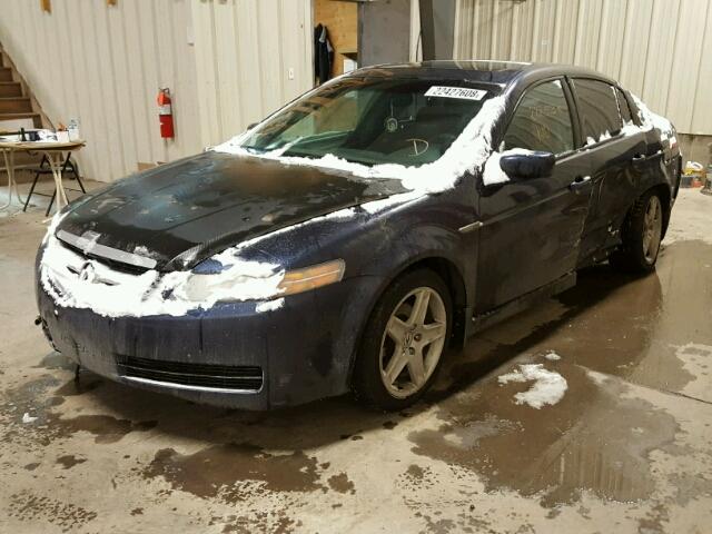 19UUA66275A801022 - 2005 ACURA TL BLUE photo 2