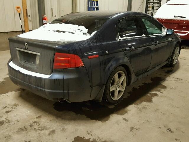 19UUA66275A801022 - 2005 ACURA TL BLUE photo 4