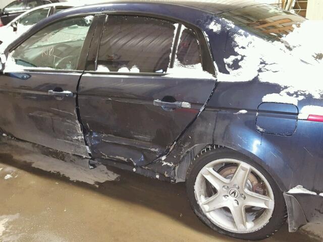 19UUA66275A801022 - 2005 ACURA TL BLUE photo 9