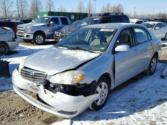 JTDBR32E360086468 - 2006 TOYOTA COROLLA CE SILVER photo 2