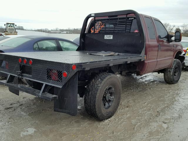 1FTSX31P34EC62203 - 2004 FORD F350 SRW S MAROON photo 4