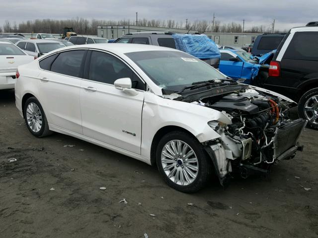 3FA6P0LU1FR127486 - 2015 FORD FUSION SE WHITE photo 1