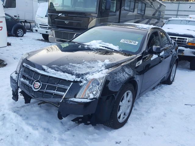 1G6DF577880198552 - 2008 CADILLAC CTS BLACK photo 2