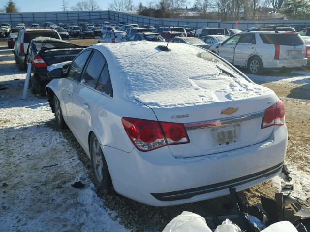 1G1PC5SB2F7168846 - 2015 CHEVROLET CRUZE LT WHITE photo 3