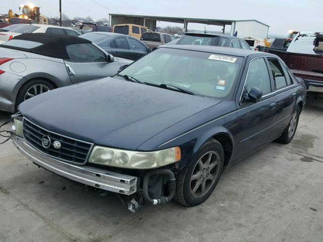 1G6KS54YX3U114197 - 2003 CADILLAC SEVILLE SL BLUE photo 2