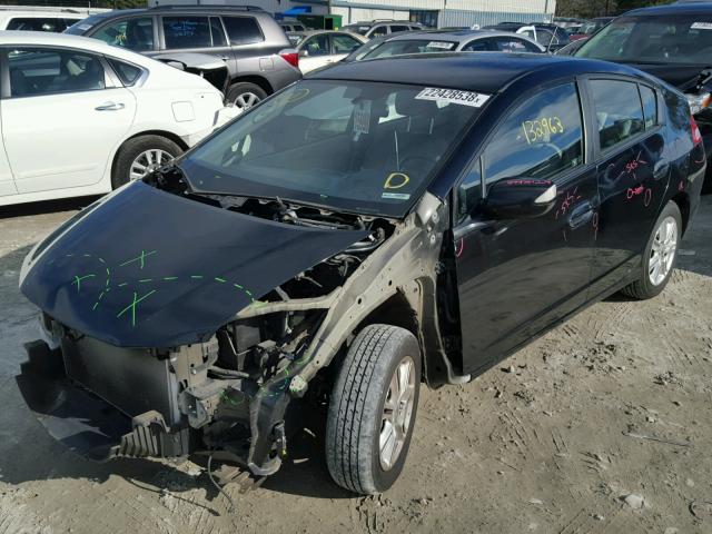 JHMZE2H73AS040857 - 2010 HONDA INSIGHT EX BLACK photo 2