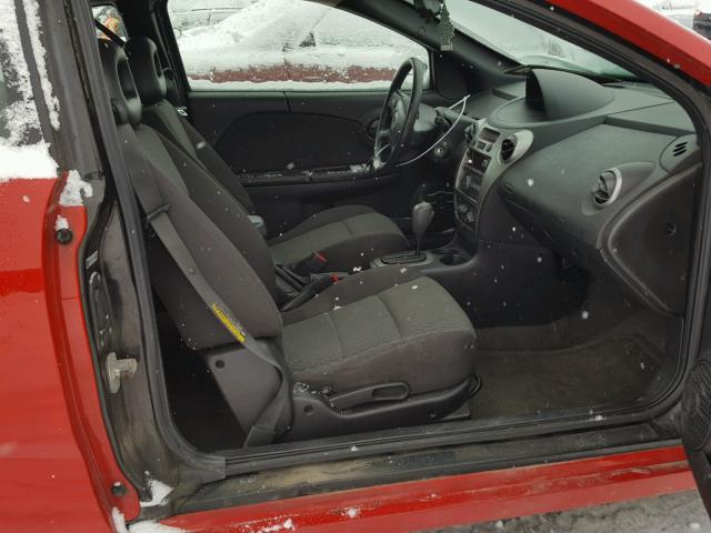 1G8AN15F77Z111296 - 2007 SATURN ION LEVEL RED photo 5