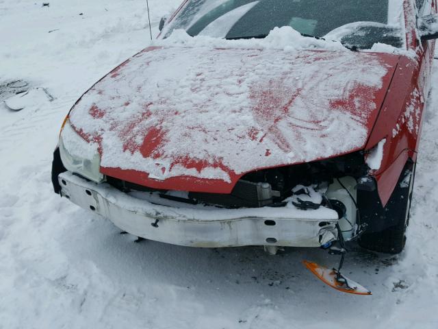 1G8AN15F77Z111296 - 2007 SATURN ION LEVEL RED photo 9