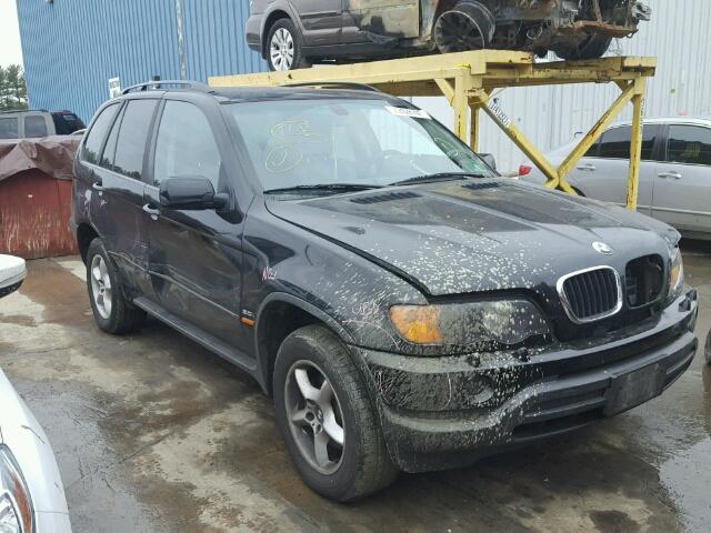 5UXFA53542LP32630 - 2002 BMW X5 3.0I BLACK photo 1