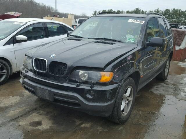 5UXFA53542LP32630 - 2002 BMW X5 3.0I BLACK photo 2