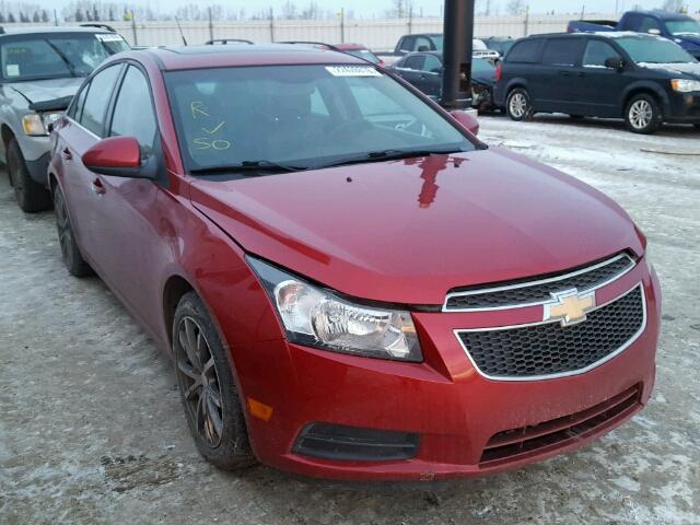 1G1PH5S97B7183156 - 2011 CHEVROLET CRUZE LTZ RED photo 1