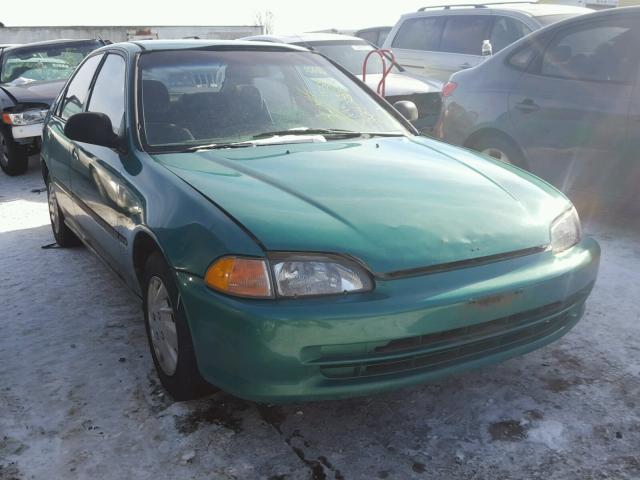 JHMEG8549SS020331 - 1995 HONDA CIVIC DX GREEN photo 1