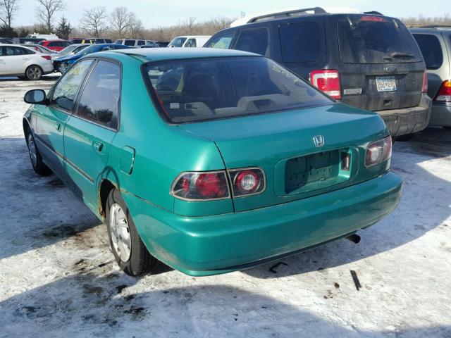 JHMEG8549SS020331 - 1995 HONDA CIVIC DX GREEN photo 3