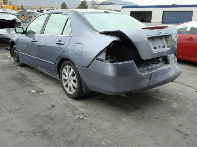 1HGCM664X7A083683 - 2007 HONDA ACCORD SE BLUE photo 3