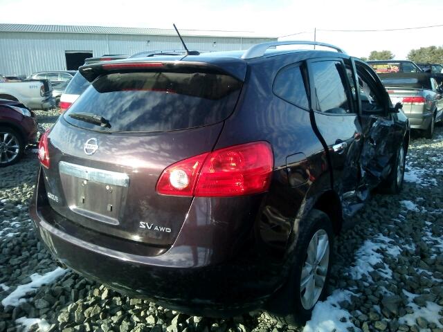 JN8AS5MV9CW414899 - 2012 NISSAN ROGUE S BLACK photo 4