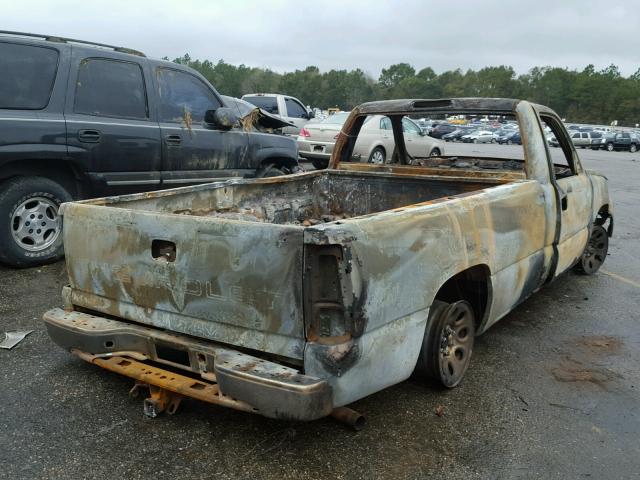 1GCEK14V55Z264216 - 2005 CHEVROLET SILVERADO BURN photo 4