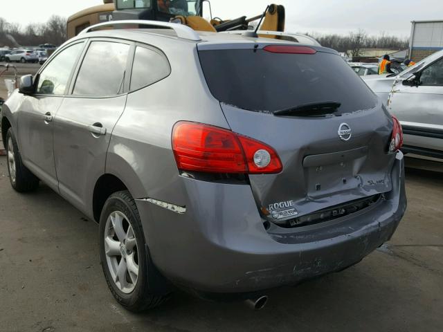 JN8AS58V29W178776 - 2009 NISSAN ROGUE S GRAY photo 3